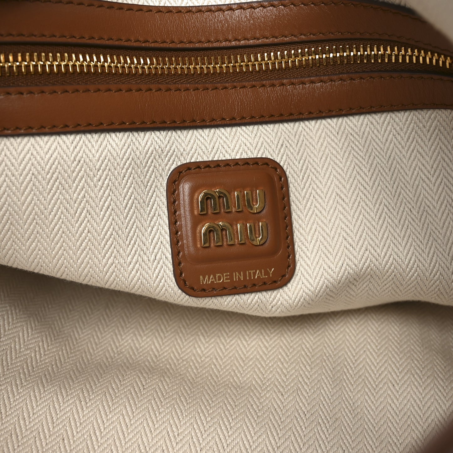 Nappa Patchwork Ivy Bag Cognac