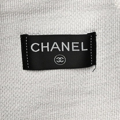 Chanel Terry Cotton CC Beach Tote Towel Set Light Grey 7 of 10