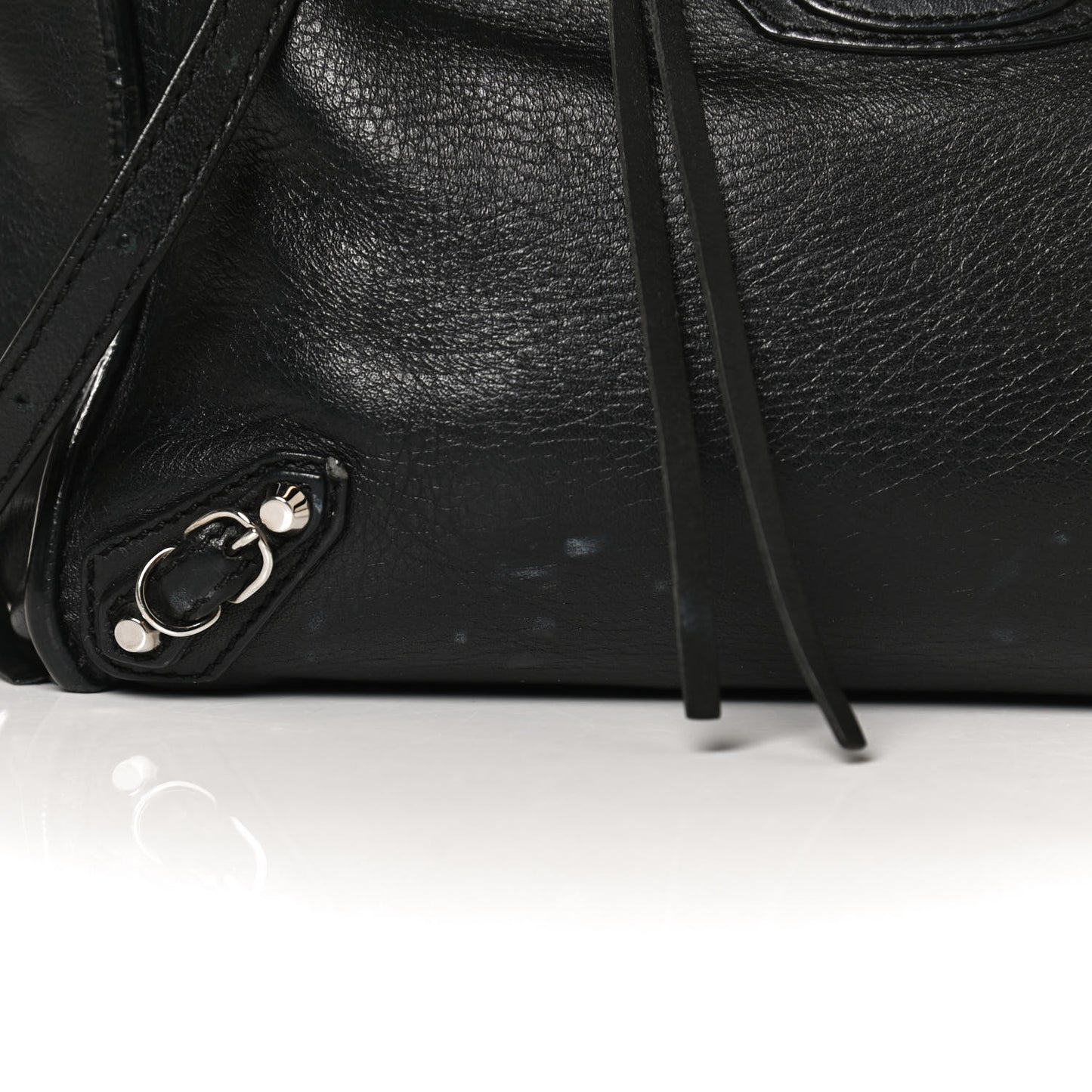 Calfskin Papier Mini A4 Tote Black