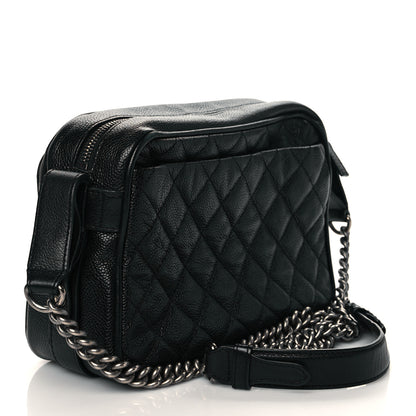 Chanel Caviar Quilted Medium Business Trip Camera Bag Black 3 of 9