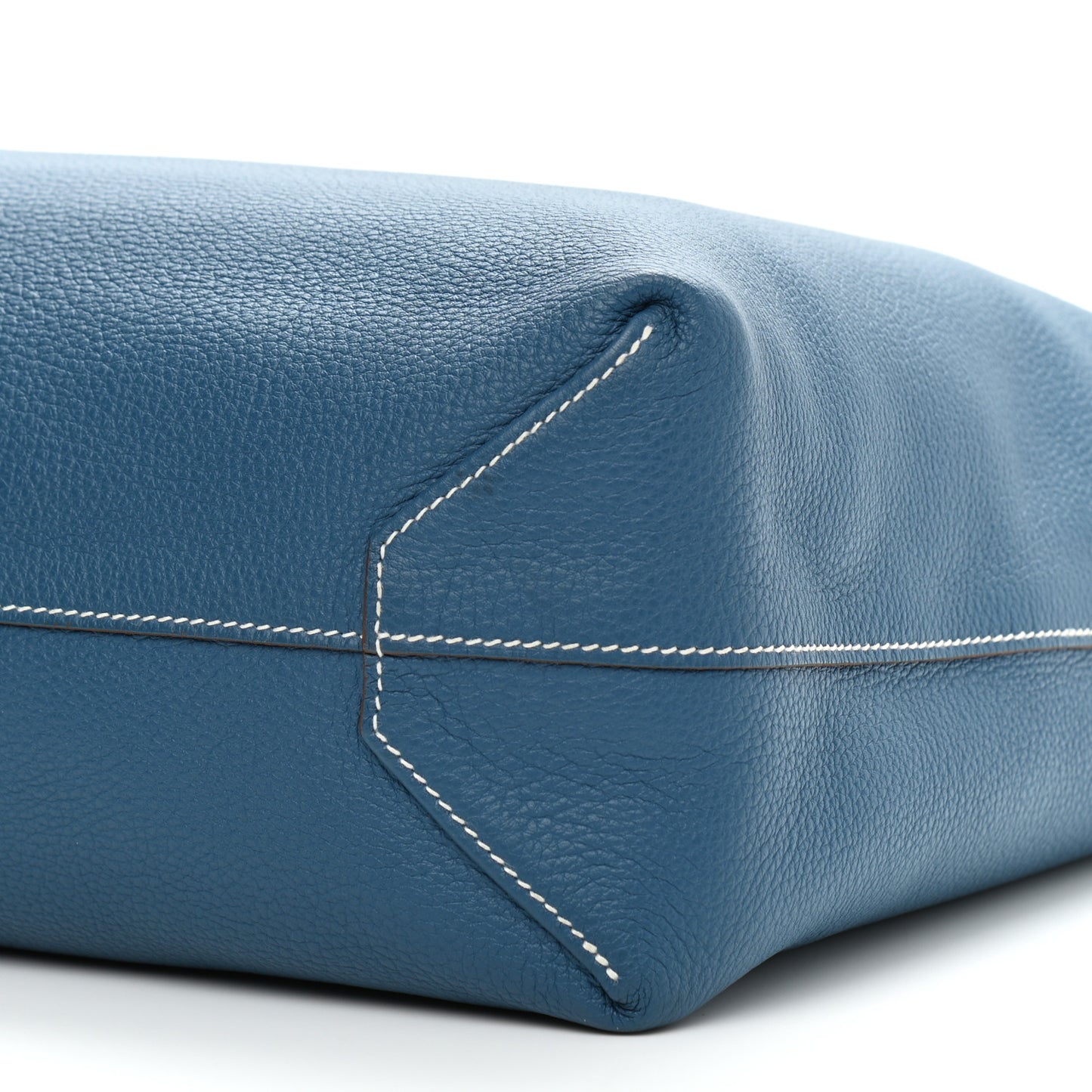 Taurillon Clemence Double Sens 36 Reversible Tote Menthe Colvert