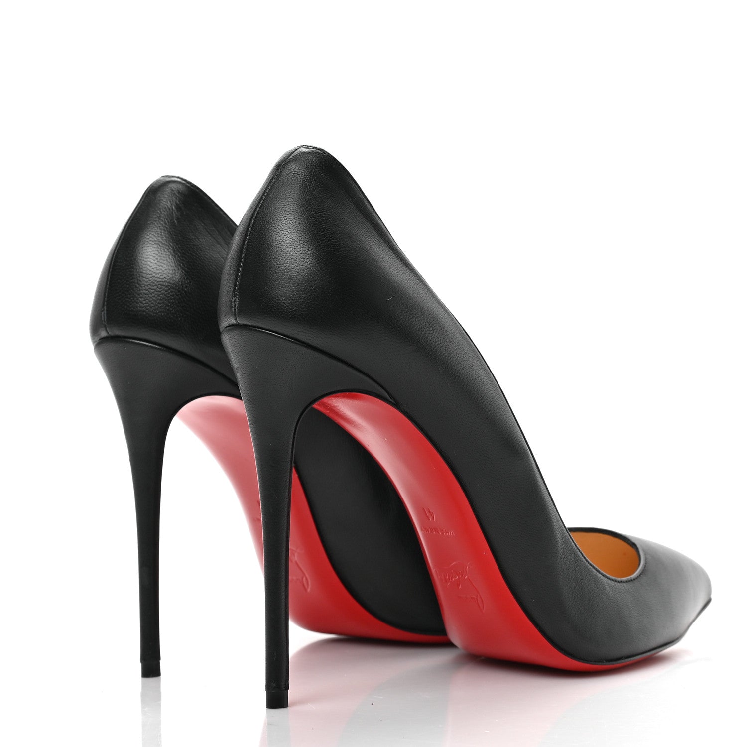 Christian Louboutin Shiny Nappa Pigalle Follies 100 Pumps 41 Black 4 of 8