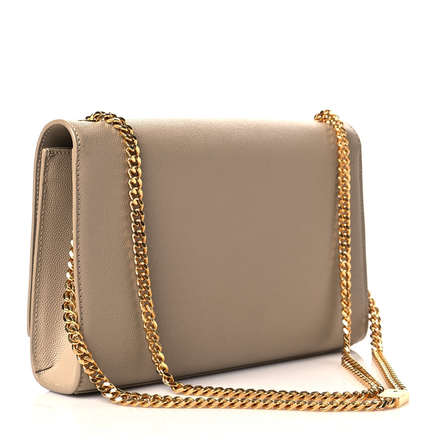 Grain De Poudre Medium Monogram Kate Satchel Dark Beige