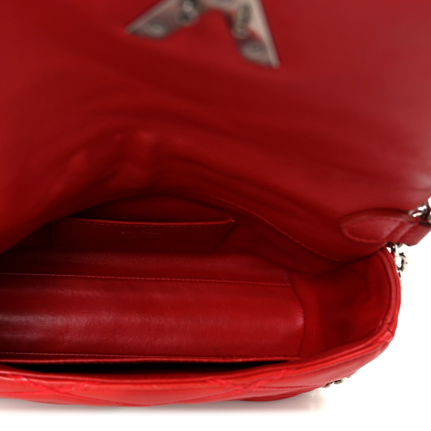 Louis Vuitton Lambskin Malletage GO-14 PM Red 5 of 10
