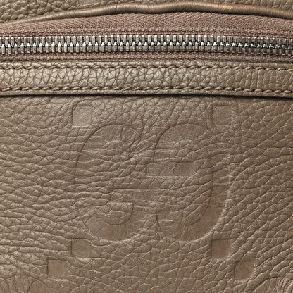 Gucci Piuma Calfskin Jumbo GG Embossed Small Belt Bag Good Taupe 8 of 12