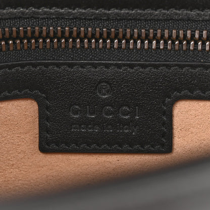 Gucci Calfskin Matelasse Small GG Marmont Shoulder Bag Black 6 of 10