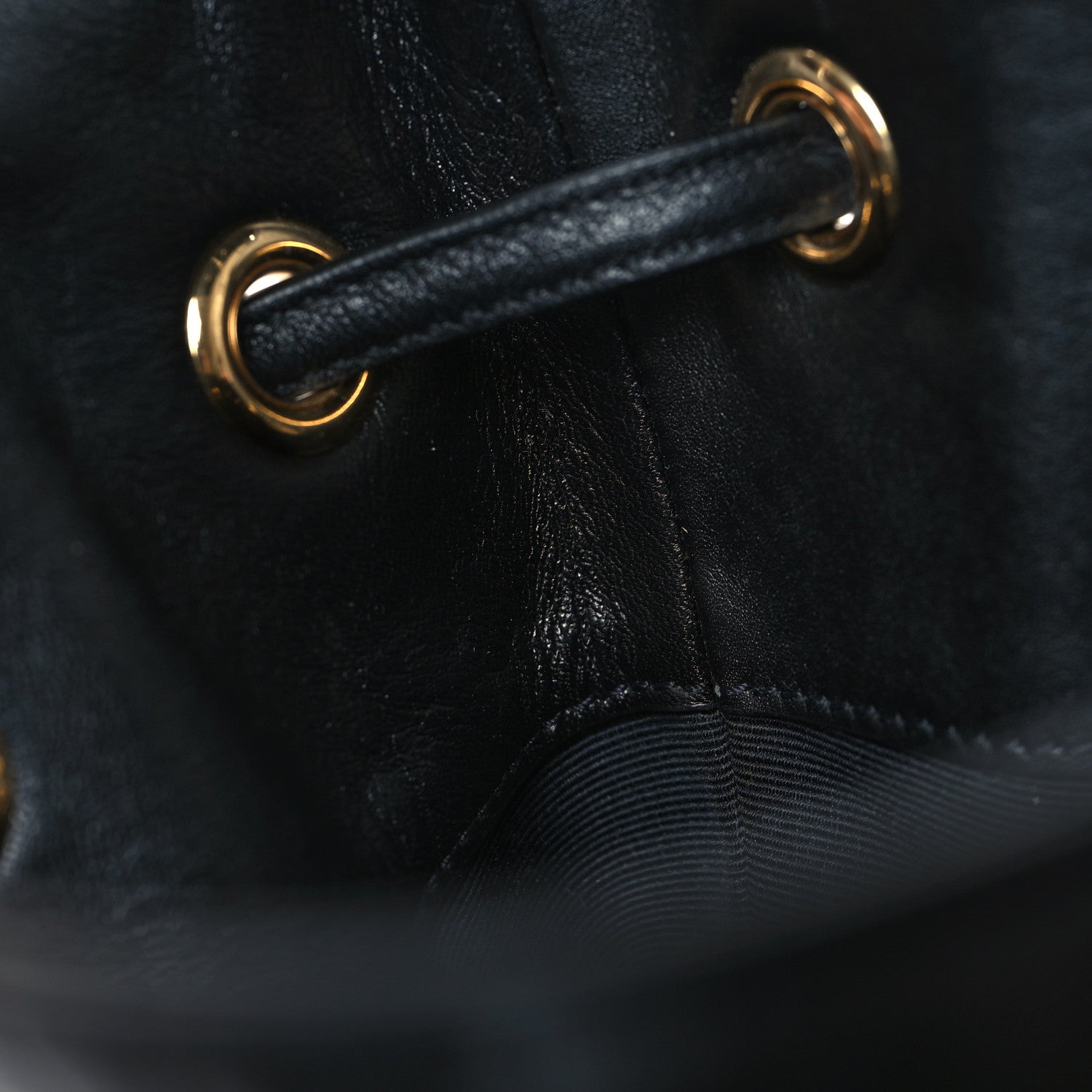 Celine Calfskin Quilted Medium C Backpack Black 11 of 12