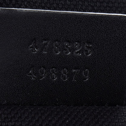 Gucci GG Supreme Monogram Web Belt Bag Black Grey 7 of 10