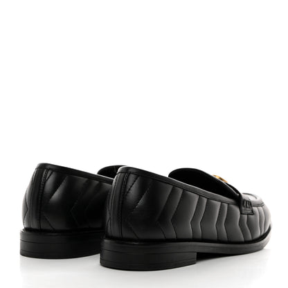 Gucci Nappa Matelasse Double G Marmont Loafers 38.5 Black 4 of 9