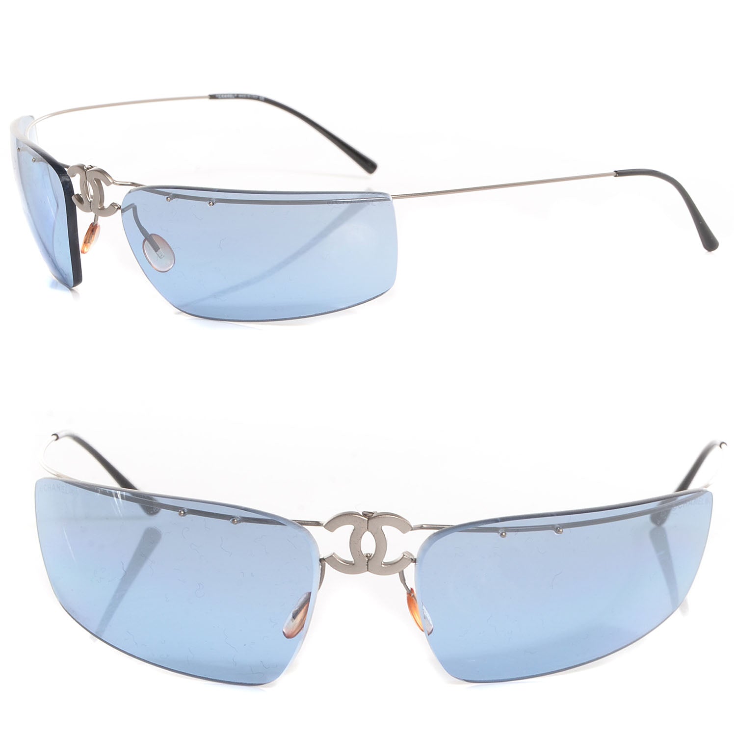 Chanel CC Sunglasses 4032 Blue 1 of 5