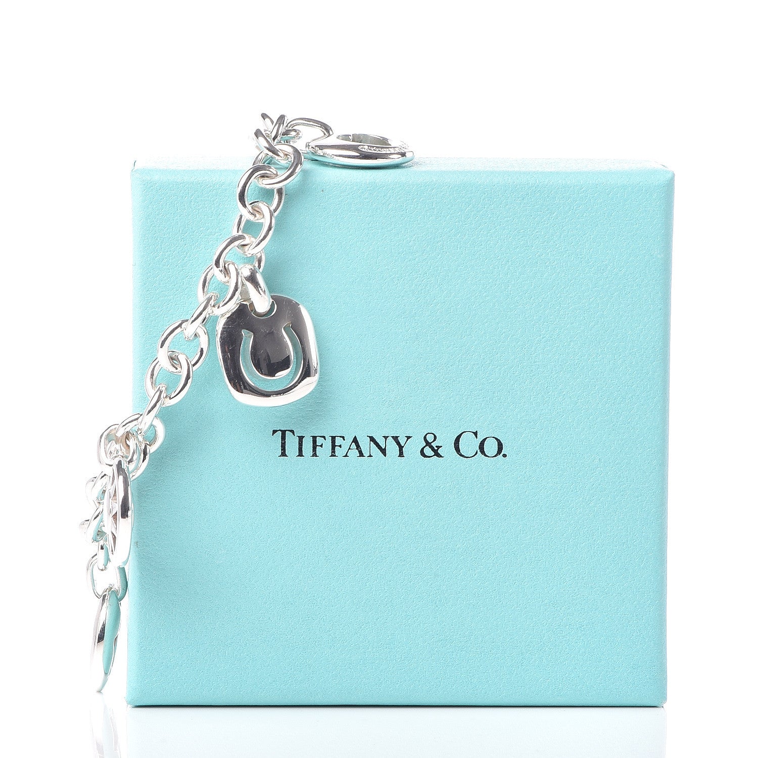 Tiffany Sterling Silver Stencil Charm Bracelet 5 of 5