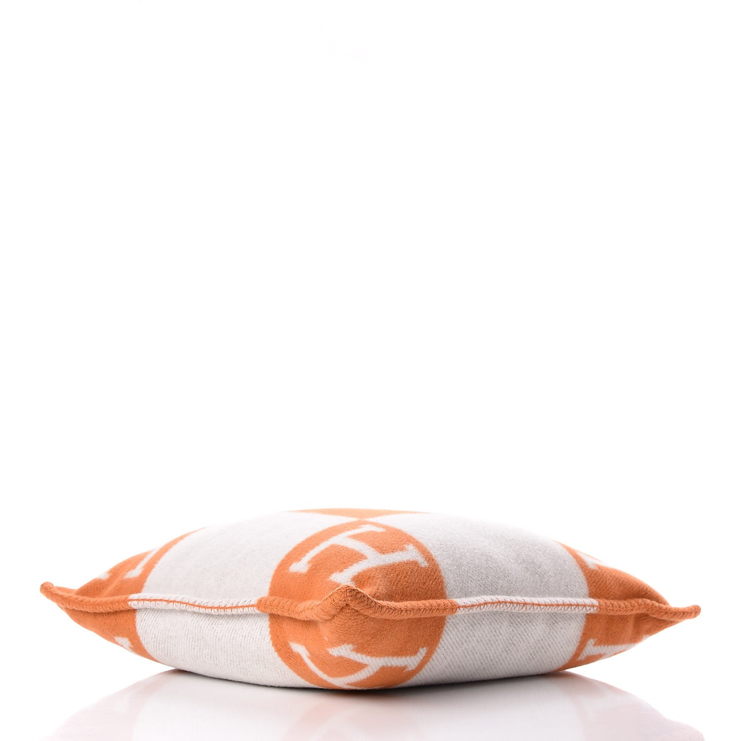Wool Cashmere Avalon Pillow PM Ecru Potiron