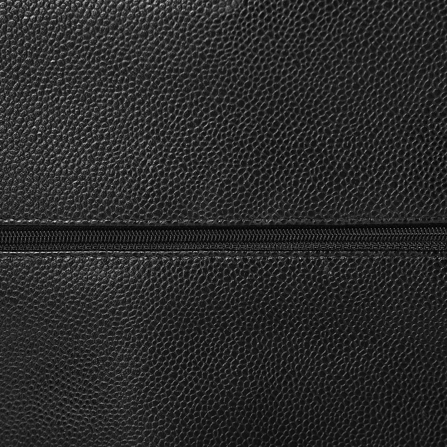 Caviar Quilted Maxi Double Flap Black