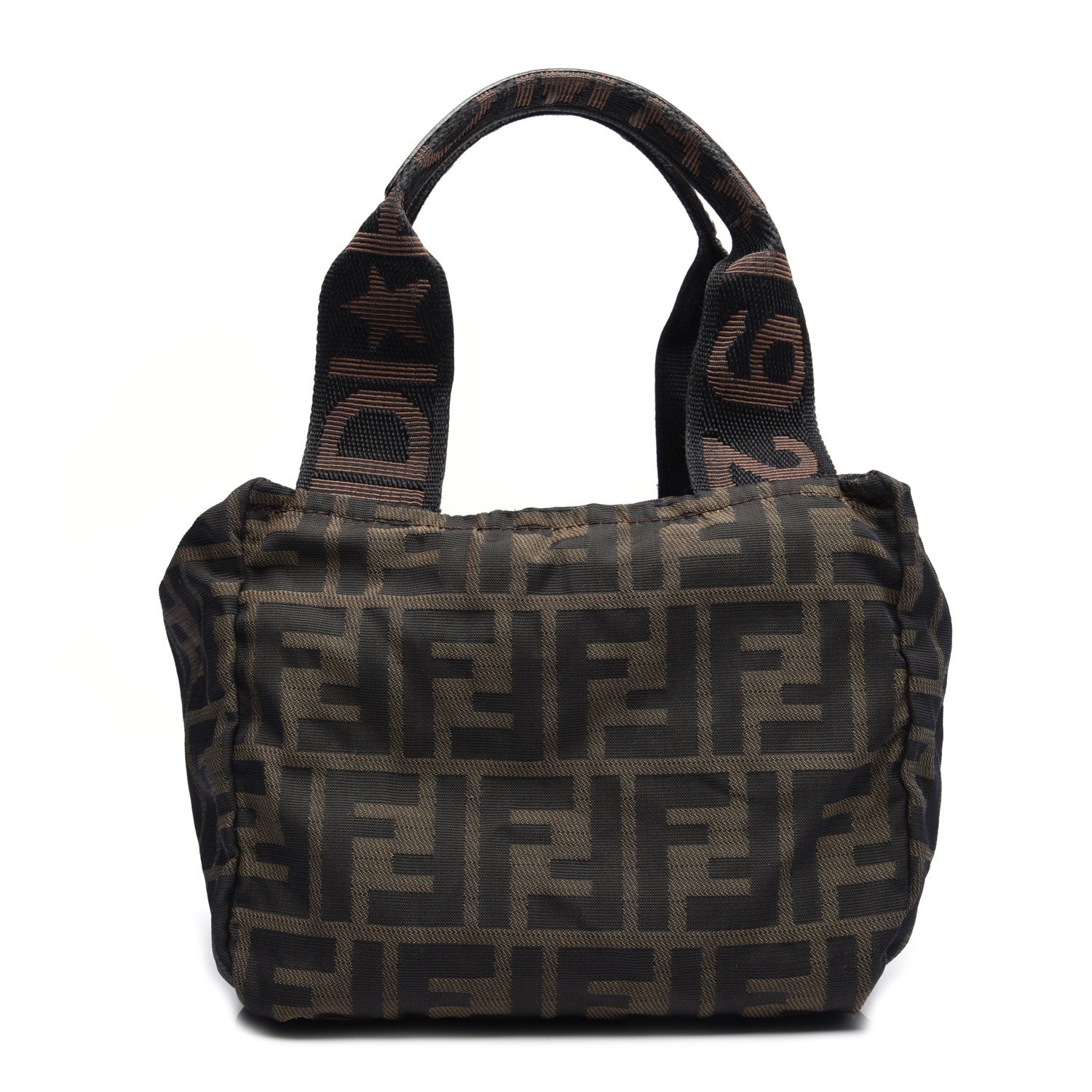 Fendi Fabric FF 1925 Mini Cosmetic Bag Tobacco 1 of 12