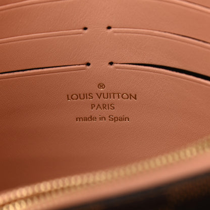 Louis Vuitton Damier Ebene Vavin Chain Wallet Creme 6 of 11