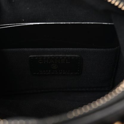 Chanel Nylon Grosgrain Quilted Lifestyle Clutch with Chain Black 6 of 10