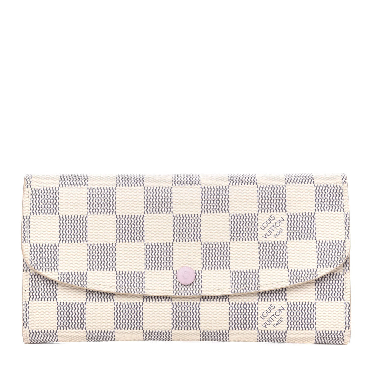 Damier Azur Emilie Wallet Rose Ballerine