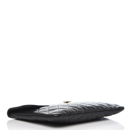 Chanel Caviar Quilted Medium Golden Class Pouch Black 4 of 7