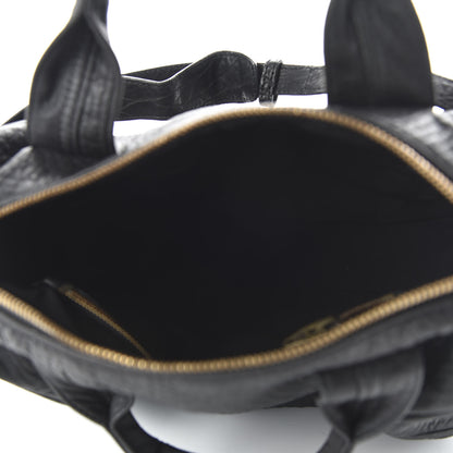 Alexander Wang Pebbled Lambskin Rocco Black Antique Brass Hardware 5 of 9