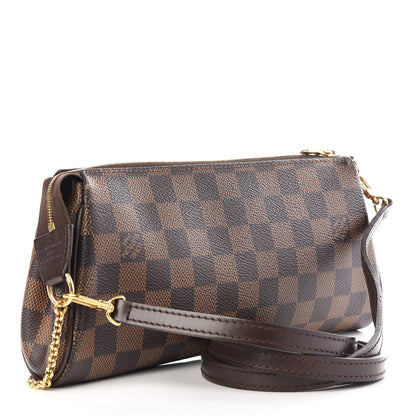 Louis Vuitton Damier Ebene Eva Clutch 2 of 9