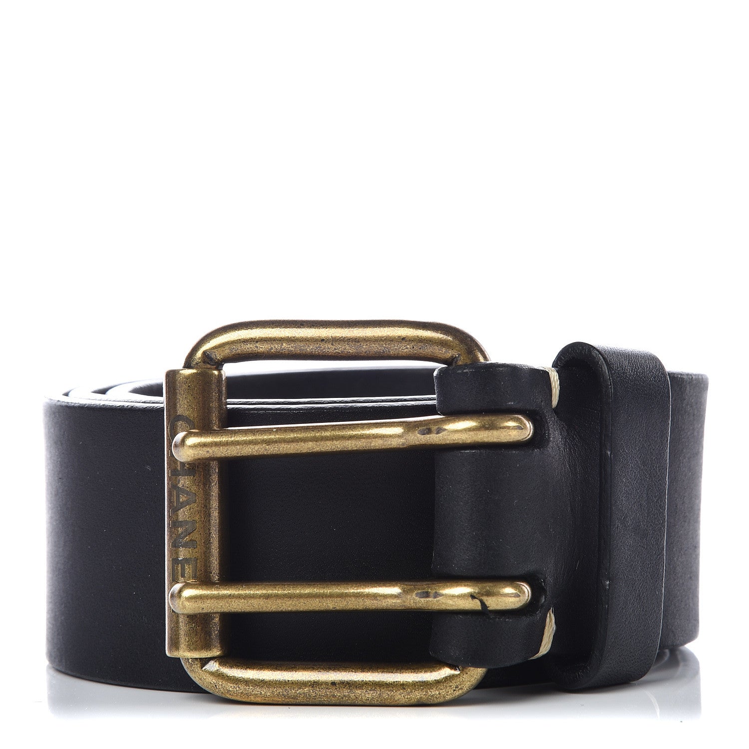 Chanel Calfskin Belt 80 32 Black 1 of 10
