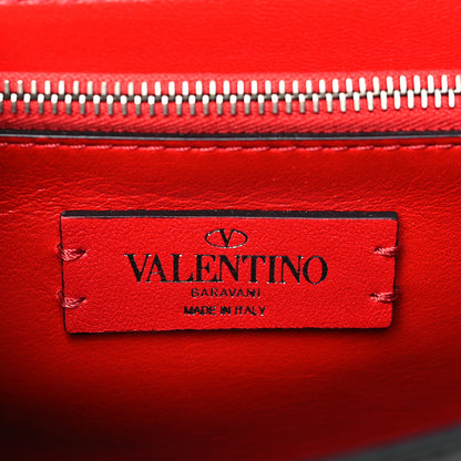 Valentino Garavani Silk Satin Small VCase Shoulder Bag Black 6 of 8