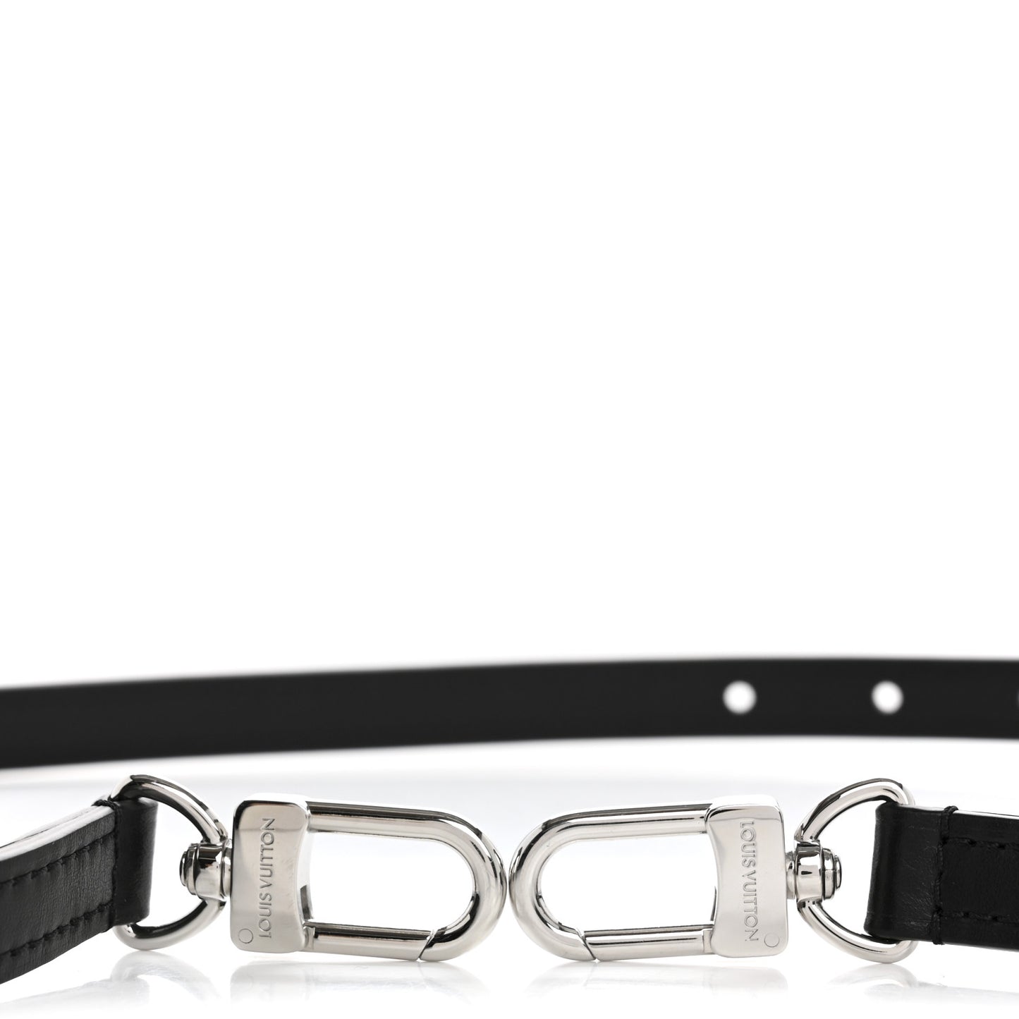 Calfskin Adjustable Shoulder Strap Black