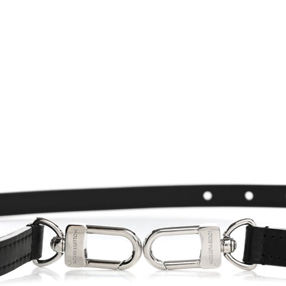 Louis Vuitton Calfskin Adjustable Shoulder Strap Black 3 of 3