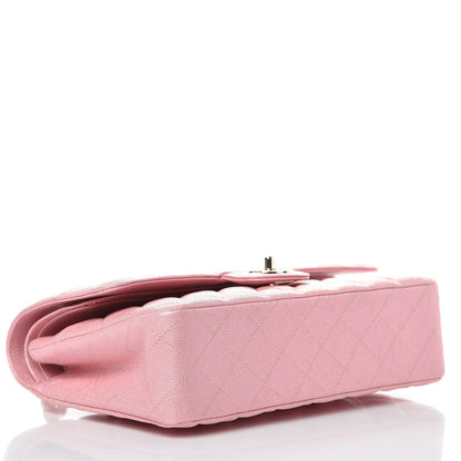 Chanel Iridescent Caviar Quilted Medium Double Flap Rose Pink 4 of 10