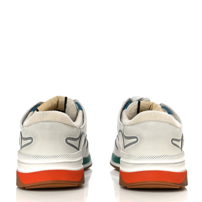 Gucci Calfskin Womens Ultrapace Sneakers 36.5 White Silver 5 of 18