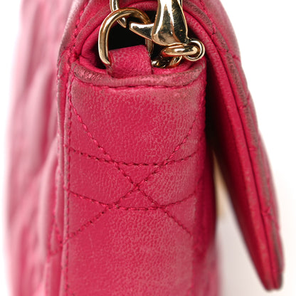 Christian Dior Lambskin Cannage Miss Dior Promenade Pouch Fuchsia 30 of 30