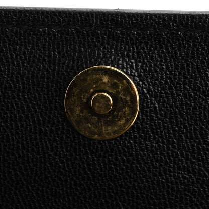 Saint Laurent Calfskin Monogram Large Belle De Jour Clutch Black 11 of 13