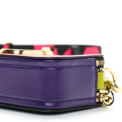 Marc Jacobs Saffiano Small Snapshot Camera Bag Hibiscus Multicolor 12 of 12