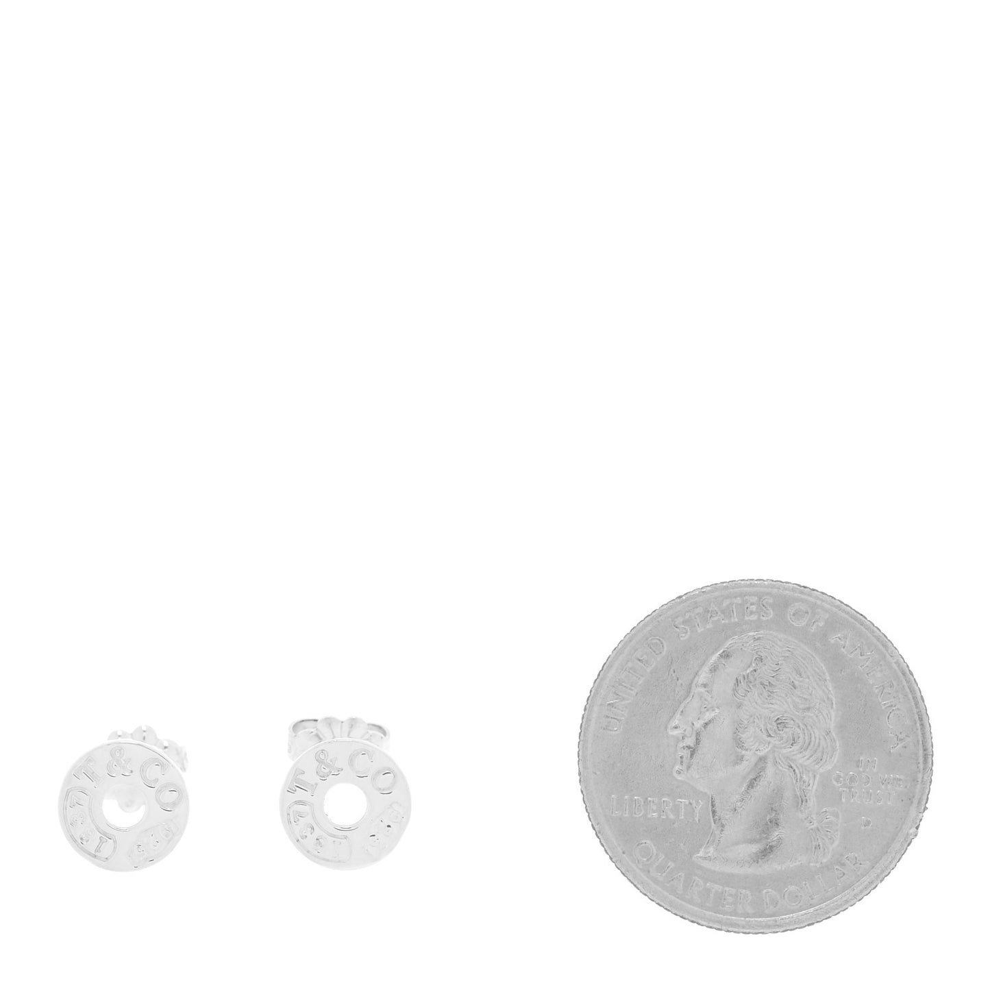 Sterling Silver 1837 Circle Earrings