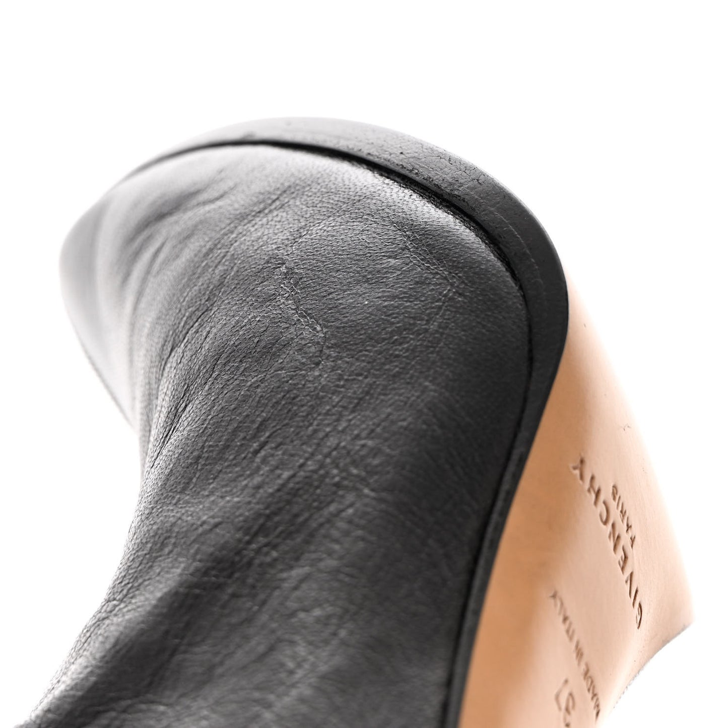 Calfskin Suede GV3 Mid Calf Boots 37 Black