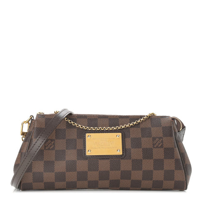 Louis Vuitton Damier Ebene Eva Clutch 1 of 11