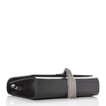 Saint Laurent Smooth Calfskin Medium Classic Monogram Kate Tassel Satchel Black 4 of 7