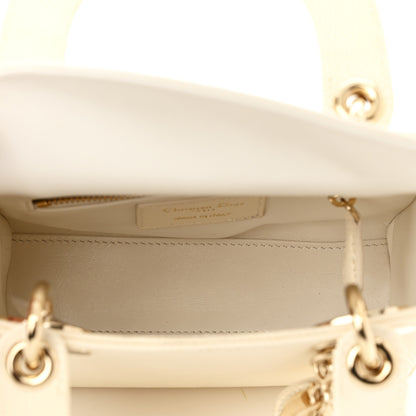 Christian Dior Lizard Mini Lady Dior White 5 of 10