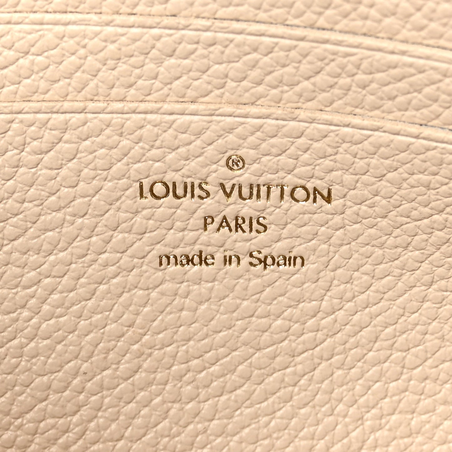 Empreinte Monogram Giant Ivy Wallet On Chain Cream