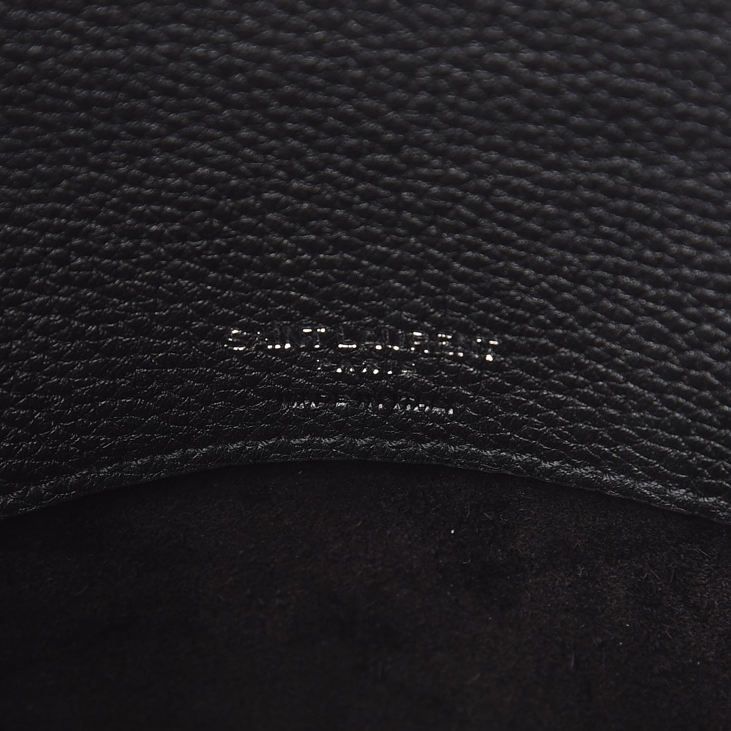 Grained Calfskin Baby Sac De Jour Souple Black