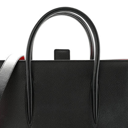 Christian Louboutin Calfskin Empire Patent Studded Medium Paloma Black 7 of 9
