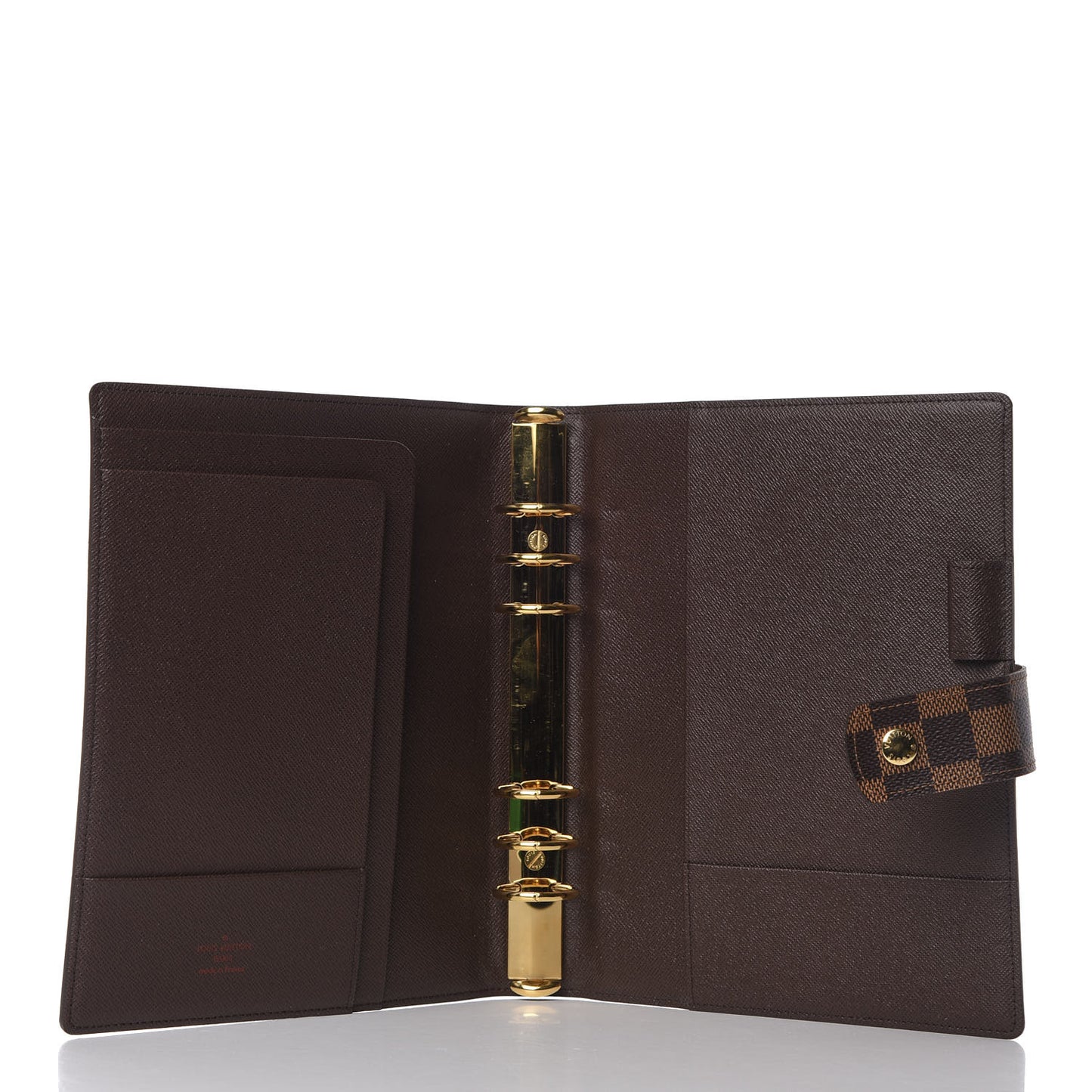 Damier Ebene Large Ring Agenda Cover