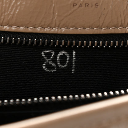 Saint Laurent Crinkled Calfskin Matelasse Monogram Medium Niki Chain Satchel Light Taupe 9 of 11