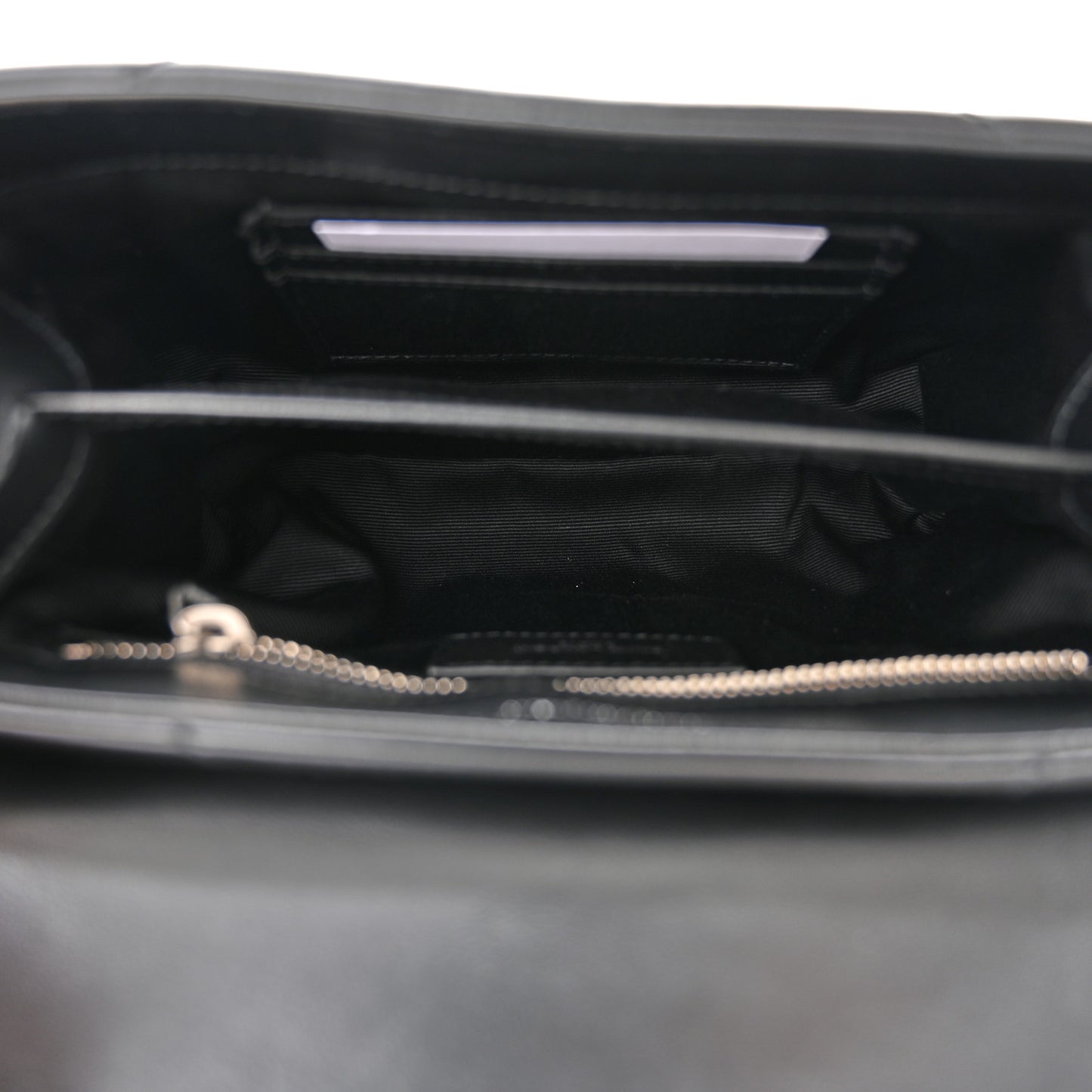 Calfskin Y Quilted Monogram Toy Loulou Crossbody Bag Black