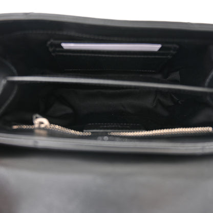 Saint Laurent Calfskin Y Quilted Monogram Toy Loulou Crossbody Bag Black 5 of 10