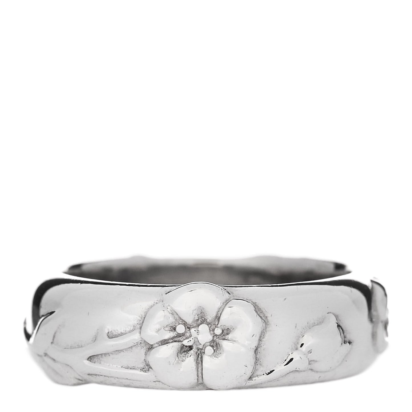 Sterling Silver Flower Ring 51 5.75