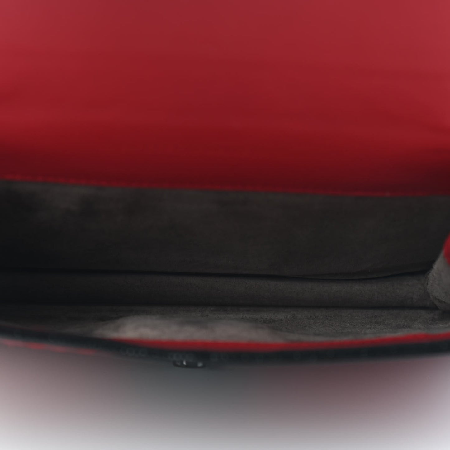 Nappa Intrecciato Glass Shoulder Bag Red Black