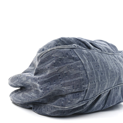 Fendi Denim Zucca Mia Tote Blue 9 of 11