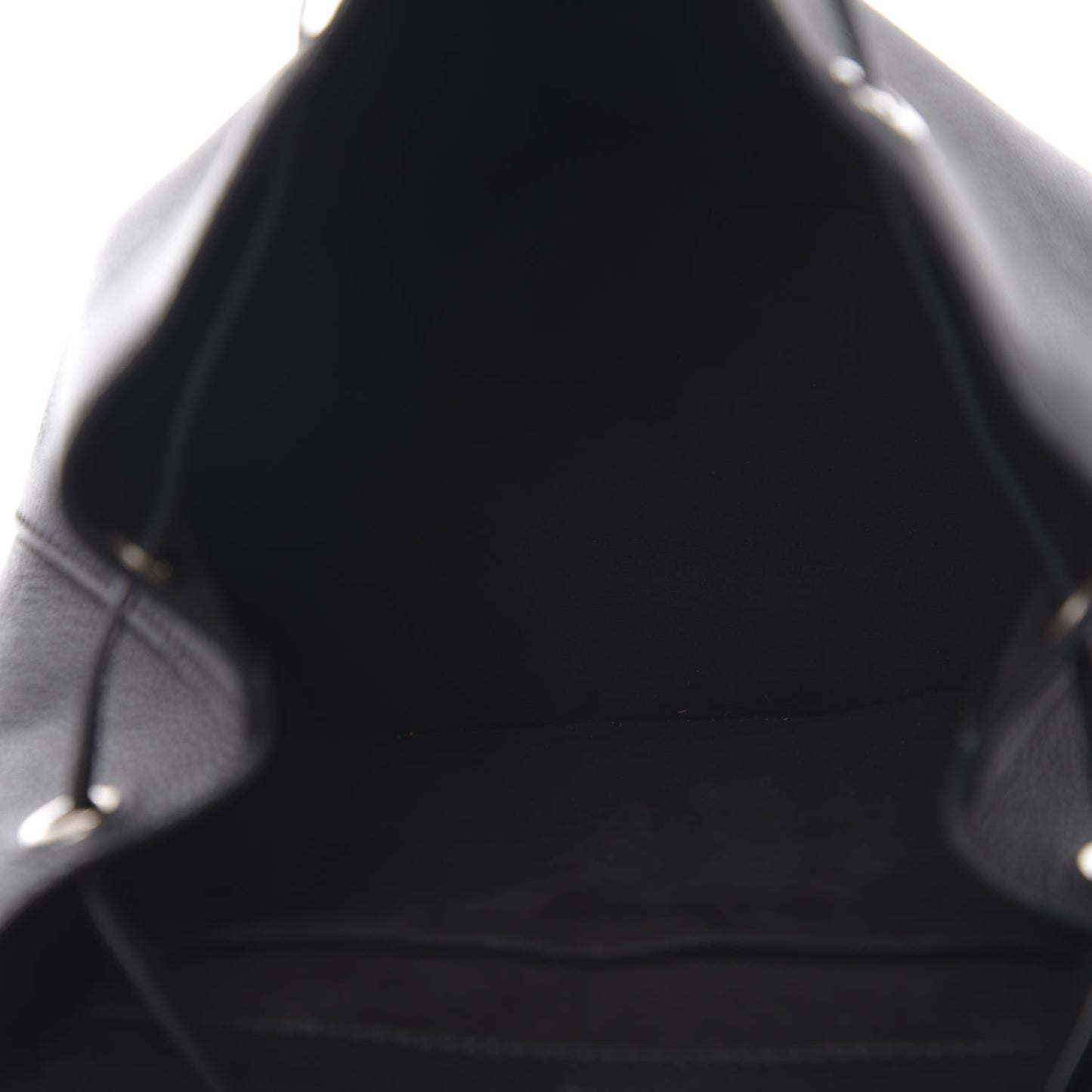 Calfskin Lockme Backpack Black