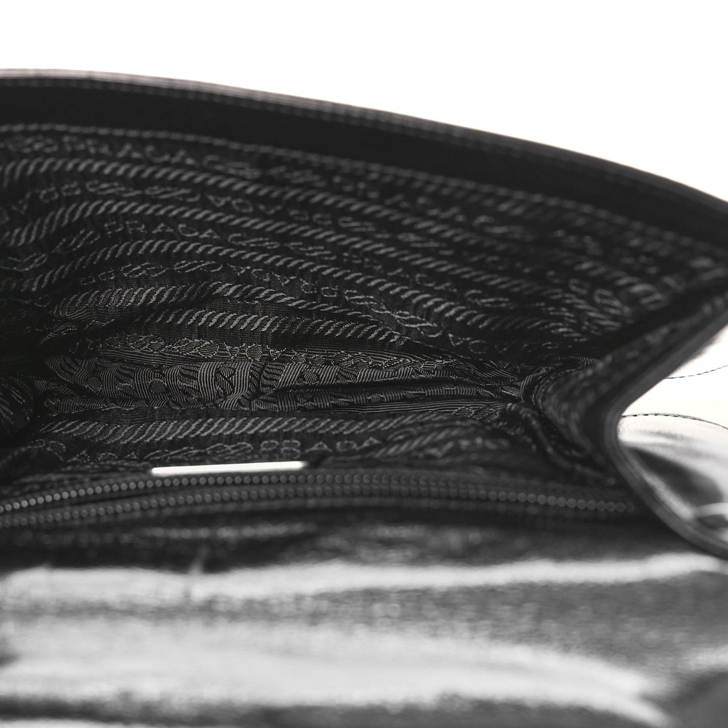 Goatskin Swing Chain Shoulder Bag Black